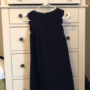 J crew scalloped dress